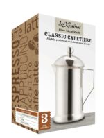 Le'Xpress 3 Cup Cafetiere aus einwandigem Edelstahl